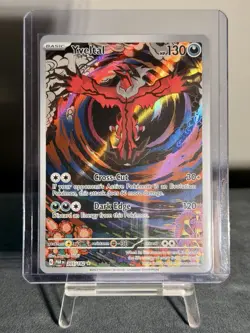 Yveltal Full Art Holo 205/182 Illustration Rare Paradox Rift Pokemon TCG NM - Image 1