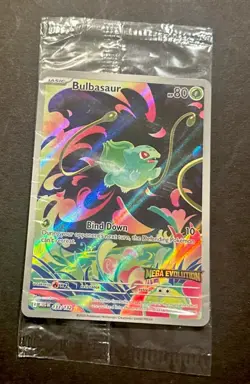2025 POKEMON MEGA EVOLUTION BULBASAUR ILLUSTRATION RARE PROMO! - Image 2