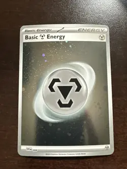 Steel Energy SVE008 Cosmos Holo NM Pokemon TCG Scarlet & Violet 151 1 SWIRL - Image 1