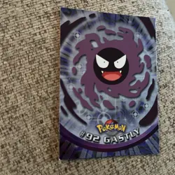 2000 Topps Pokemon TV Animation Series 2 #92 Gastly holo Foil Blue Logo NM! - Image 3