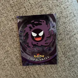 2000 Topps Pokemon TV Animation Series 2 #92 Gastly holo Foil Blue Logo NM! - Image 4