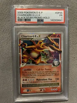 Pokemon TCG Charizard G LV.X DP45 Holo Promo PSA 1 - Image 1