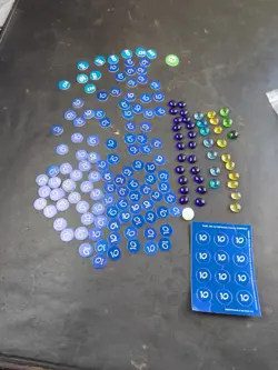 Vtg Pokemon Damage Counter Lot Beads Y2K 90s - Image 1