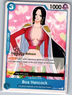 Boa Hancock ST03-013 English Super Pre-Release - One Piece Card - NM - Image 1