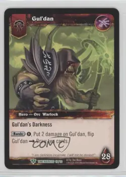 2013 World of Warcraft TCG: Timewalkers Epic Box Set Gul'dan #15 - Image 1