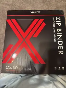 ⭐ Vault X 12-Pocket Zip Binder SV10 (First Edition) ⭐ Destined Rivals - Image 1