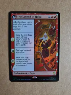 FOIL The Legend Of Roku Avatar Roku MTG TLA Mythic NM - Image 1