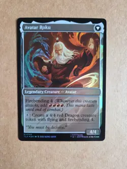FOIL The Legend Of Roku Avatar Roku MTG TLA Mythic NM - Image 2