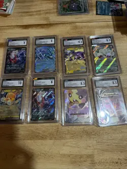 POKEMON CGC LOT OF 8 CARDS - Image 1