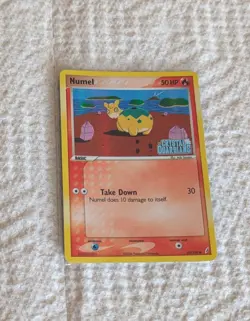 Numel 59/100 EX Crystal Guardians Stamped Reverse Holo Pokemon TCG Card NM - Image 1