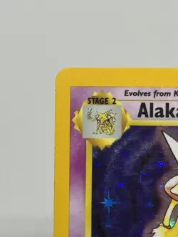 Alakazam Holo Pokemon TCG Base Set 1999 Rare Card 1/102 Ungraded MP - Image 3