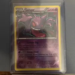 Gengar 60/162 Reverse Holo Rare XY - BREAKthrough Pokemon Card - Image 1