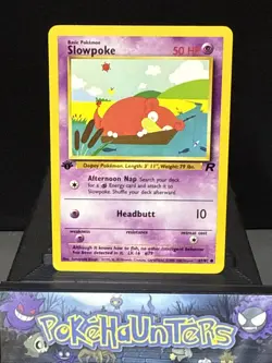 Pokemon Card Slowpoke 67/82 Team Rocket 1st Edition WOTC Near Mint - Image 1