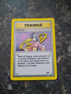 Pokemon TCG Sabrina Trainer Gym Challenge Holo Card 20/132 Rare - Image 1