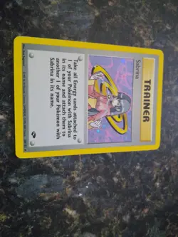 Pokemon TCG Sabrina Trainer Gym Challenge Holo Card 20/132 Rare - Image 2