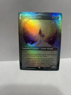 MTG Gandalf the White Showcase Foil the Lord of the Rings Card 0305 - Image 1