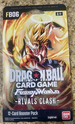 Dragon Ball Super FB06 Fusion World Rivals Clash 12 Card Booster Pack English - Image 1