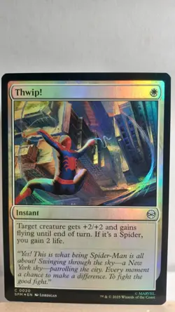 Thwip! Foil Common [NM] - MTG SPM - Image 1