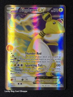 Ampharos EX 87/98 Full Art - XY - Ancient Origins Pokemon TCG NM - Image 1