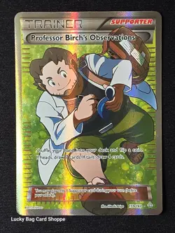 Professor Birch's Observations 159/160 Full Art XY Primal Clash Pokemon TCG LP - Image 1