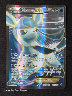 Glaceon EX 116/124 (Full Art) - XY - Fates Collide Pokemon TCG LP - Image 1