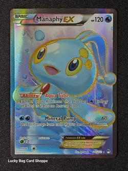 Manaphy EX 116/122 Full Art - XY - BREAKpoint Pokemon TCG NM - Image 1