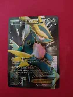 Pokemon Cobalion EX Full Art Ultra Rare Holo 133/135 Plasma Storm NM - Image 1