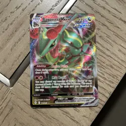 Pokemon TCG Rayquaza VMAX Evolving Skies Holo Ultra Rare Card 111/203 - Image 2