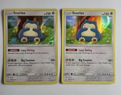 Pokemon Tcg Snorlax 158/214 2 Copies Holo Unplayed Buy List Rare Must Have - Image 1