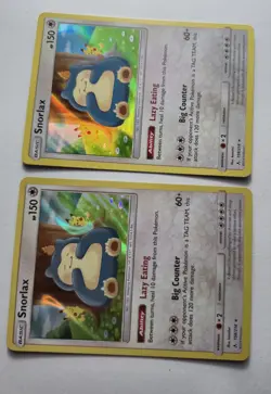 Pokemon Tcg Snorlax 158/214 2 Copies Holo Unplayed Buy List Rare Must Have - Image 2