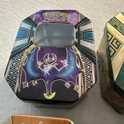 Pokemon TCG Assorted Empty Collector Tins Lot of 4 Various Character Designs - Image 4