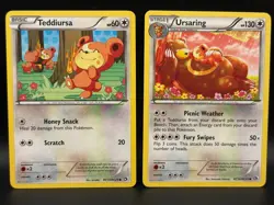 Pokemon Tcg Teddiursa RC15/RC25 & Ursaring RC16/RC25 Radiant Collection VLP - Image 1