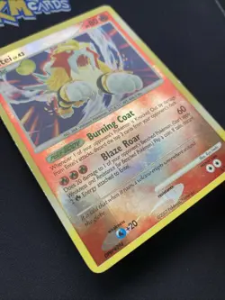 Pokemon TCG Entei Secret Wonders 4/132 Reverse Holo Rare MP. - Image 3
