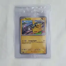 Pokemon TCG Pikachu SVP 190 Scarlet & Violet Promo World Championship 2024 Stamp - Image 3
