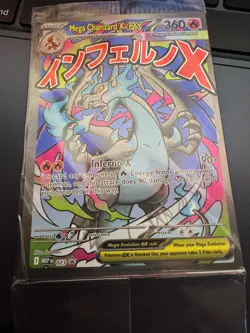 Pokemon Mega Charizard X ex 023 + Oricorio ex Phantasmal Flames UPC Promo Sealed - Image 1