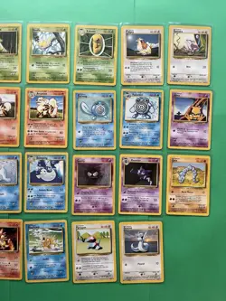 Pokemon Base Set Unlimited Lot - All Uncommon/Common #23-69/102 *EXCELLENT* LP - Image 3