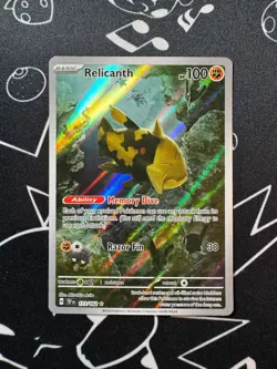 Relicanth 173/162 Pokemon TCG S&V Temporal Forces Illustration Rare English - Image 1