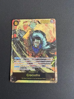 OP14-120 SEC Alt Art Crocodile English One Piece OPTCG The Seven Sea’s Azure - Image 1