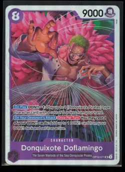 Donquixote Doflamingo OP10-071 One Piece Royal Blood Super Rare Near Mint - Image 1