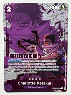 Charlotte Katakuri Winner OP08-062 Winner Pack 2025 Vol. 3 MINT - Image 1