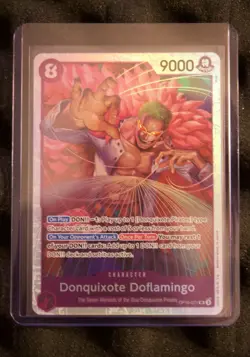 Donquixote Doflamingo SR OP10-071 Royal Blood One Piece CCG English Foil - Image 1