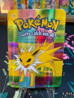 Jolteon #135 - Vintage Vending Machine Prism Sticker 2000 - Pokemon Card - Image 1