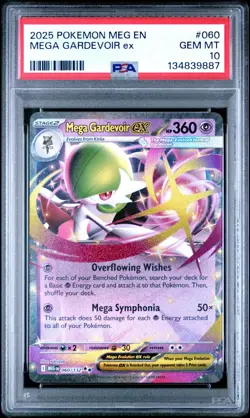PSA 10 - Mega Gardevoir ex 060/132 Double Rare - Pokemon Mega Evolution Base Set - Image 1