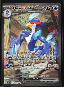 Quaquaval ex 260/193 SV02: Paldea Evolved Special Illustration Rare Pokemon Card - Image 1