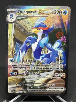 Quaquaval ex 260/193 SV02 Paldea Evolved Special Illustration Rare Holo Pokemon - Image 2
