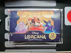 Disney Lorcana The First Chapter Booster Box 1st Print! CM1 Sealed In Acrylic 4050368981905 - Image 1
