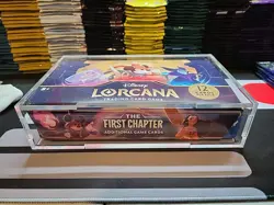 Disney Lorcana The First Chapter Booster Box 1st Print! CM1 Sealed In Acrylic 4050368981905 - Image 2
