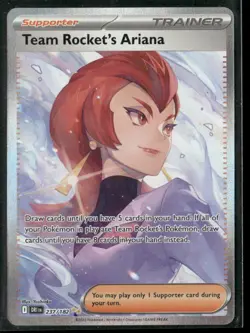 2025 Pokemon Destined Rivals Special Illustration Rare Team Rocket's Ariana - Image 1