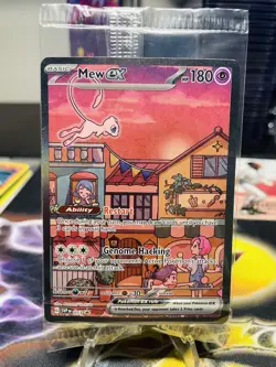 SEALED Mew ex 053 Scarlet & Violet 151 Black Star Promo Pokemon Card - Image 1