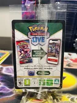 SEALED Mew ex 053 Scarlet & Violet 151 Black Star Promo Pokemon Card - Image 2